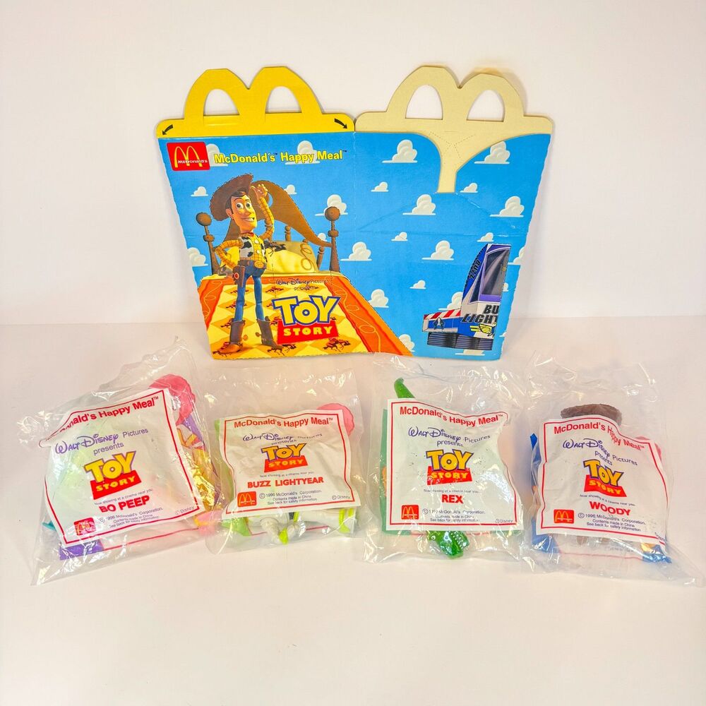 90s McDonalds Complete Set Disney Toy Story Happy Meal Toys | 1996 Asian Market
